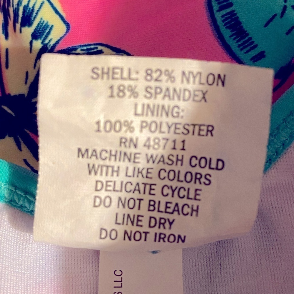 Wave Zone Swim Suit, One piece, Sz 24M, Butterflies, Pastel, Like new, Girly - Picture 7 of 11